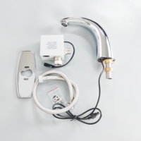 Robinet automatique sans contact à capteur, nouvelle génération, économie d'énergie, sans alimentation externe, en cuivre, pour lavabo de chambre à coucher
