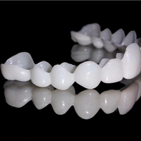 Protection des dents Plateau de placage en plastique Dents supérieures et inférieures Placages instantanés