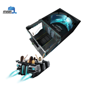 Silla de Cine con Movimiento 3D/<span class=keywords><strong>4D</strong></span>/5D/7D, Pantalla de 360 Grados, 8 Asientos, 6 DOF, Plástico y Metal, Certificación CE, 20 Películas, Uso Comercial - Product Image 6
