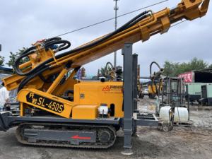 Kaiyan 450S 크롤러 타입 450m 깊은 공압 회전 파일 드릴링 장비 판매 쉬운 작동 - Product Image 5