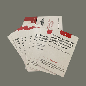 Thẻ trò chơi tùy chỉnh với bộ chia-Sàn trị liệu giảm căng thẳng để thư giãn và tự hiểu biết - Product Image 4