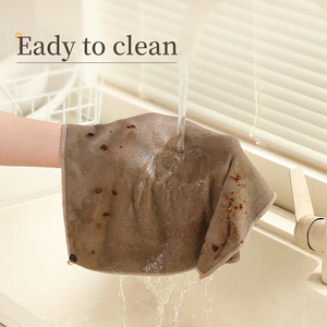 Serviettes en <span class=keywords><strong>microfibre</strong></span> carrées de qualité supérieure - Très absorbantes, séchage rapide, légères, réutilisables, chiffons de nettoyage pour meubles - Product Image 3