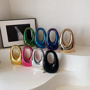 Bolsos de Mano de Noche con Cremallera de Alta Calidad, Diseño Geométrico Ecológico, para Mujer, para Fiestas y Bodas, con una Sola Correa - Product Image 2