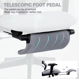 High Back <b>Swivel</b> Ergonomic Office <b>Chair</b> with Foot Rest 2D Headrest & Dynamic Lumbar Support - Product Image 4