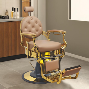 Ghế làm tóc chuyên nghiệp có thể điều chỉnh, ghế cắt tóc da cổ điển - Product Image 6