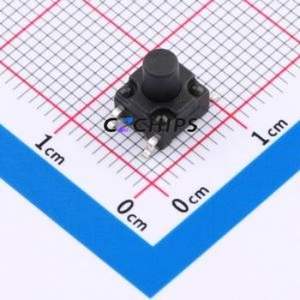 TS6675TPFS 031 Tactile Switch SMD-4P,6.2x6.2mm Switch Single Pole Single Throw Round Button 2.5N Vertical Mount - Product Image 1
