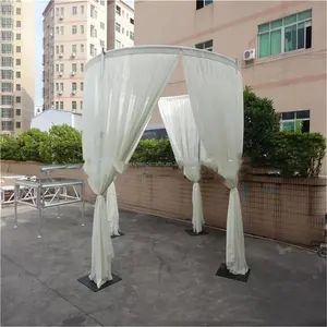 2024 wholesale Wedding Backdrop Curtains Decoration Arch adjustable pipe and drape backdrop stand