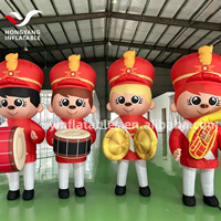 Ballon géant durable en tissu Oxford, gonflable, pour soldats de fanfare, musiciens, mascottes, avec ventilateur intégré, pour Noël et le carnaval