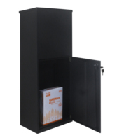 Boîte aux lettres murale extérieure JDY avec serrure à clé, en acier galvanisé, capacité 45L, étanche, pour colis et lettres de service postal express