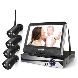 Eseecloud ứng dụng thông minh 1080p không dây <span class=keywords><strong>IP</strong></span> Mạng Camera Kit 8-kênh ngoài trời an ninh CCTV hệ thống tầm nhìn ban đêm CMOS cảm biến NVR - Product Image 3