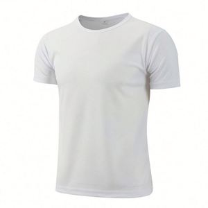 Custom High Quality T-shirt Men's and Women's Custom Printed logo Blank T-shirt - Product Image 3