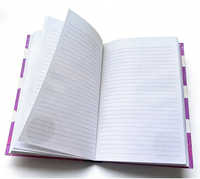 Carnet de notes en carton personnalisé de haute qualité pour l'école et le bureau, avec couverture rigide brillante