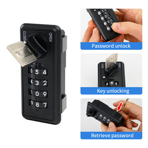 6030 מנעול סיסמה מכני עמיד 4 ספרות סיסמה משולבת מנעול ארון ABS+ סגסוגת אבץ - Product Image 5