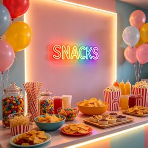 Snack neon LED dimmable USB powered ambient <b>light</b> store window decoration <b>light</b> street indicator <b>light</b> <b>landscape</b> <b>light</b> custom 5v - Product Image 4