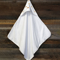 Couverture douce pour bébé Couverture à capuche Serviette en bambou biologique pour bébés animaux Serviette à capuche Technique tissée à séchage rapide pour nouveau-nés
