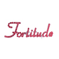 Strass grec triangle delta dame fortitude broche breloques 1913 ans cristal rouge lettre broche broches