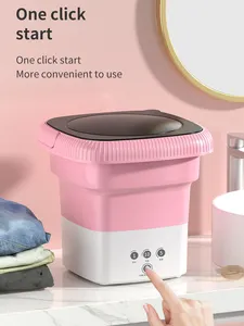 In Stock Electric Mini Foldable Washing Machine Mini Washing Machine Portable For Traveling