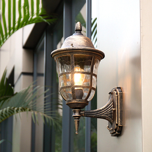 <b>Outdoor</b> Solar Powered Wall Lamp Black Aluminum Alloy LED IP65 Waterproof 2700K Warm <b>White</b> <b>Light</b> Garden Use Wall Mount Tempered - Product Image 3