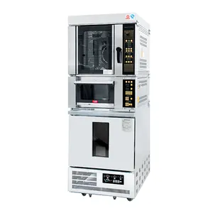 Multifunction Combined Bakery Equipment 5 Trays Convection Oven 1 Tray Deck Oven 12 Trays Retarder Proofer