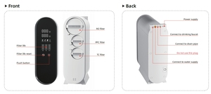 Purificador de agua RO personalizado de fábrica, 6 etapas, 600GPD, sistemas de filtro de agua de ósmosis inversa, electrodomésticos, filtro de agua potable - Product Image 3