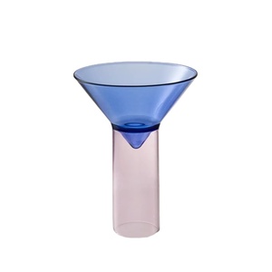 Verres à cocktail créatifs en borosilicate soufflé à la main, couleur ambre, verre à <span class=keywords><strong>martini</strong></span> pour café et bar - Product Image 2