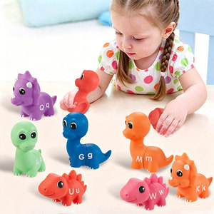 Jouet éducatif pour enfants : Dinosaures à compter, jeu <span class=keywords><strong>de</strong></span> correspondance lettres, couleurs et formes, jouets d'apprentissage précoce, cadeau, jouets sensoriels <span class=keywords><strong>de</strong></span> correspondance - Product Image 2