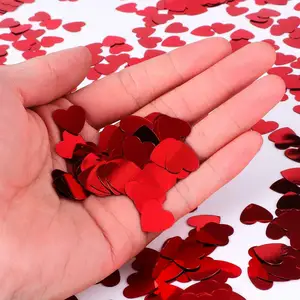Novo Produto Personalizado Formas Biodegradável Blossom Tissue Paper Confetti Glitter Casamento Coração Confetti Biodegradável
