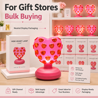 Lampe de fête LED USB multicolore en forme de mini cœur, style boule disco européenne, pour la maison, les cadeaux et la décoration de magasin (vente en gros)