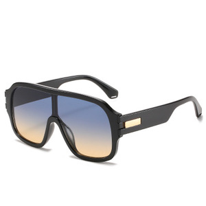 Nuevo retro marco grande Rana espejo personalidad una pieza gafas de <span class=keywords><strong>sol</strong></span> de moda tendencia de la <span class=keywords><strong>calle</strong></span> disparando gafas de <span class=keywords><strong>sol</strong></span> - Product Image 4