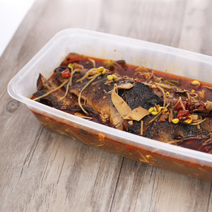 Gran contenedor desechable <span class=keywords><strong>con</strong></span> <span class=keywords><strong>tapa</strong></span> llevar <span class=keywords><strong>cajas</strong></span> <span class=keywords><strong>de</strong></span> comida <span class=keywords><strong>de</strong></span> pescado contenedores <span class=keywords><strong>de</strong></span> comida libre <span class=keywords><strong>de</strong></span> bpa - Product Image 2