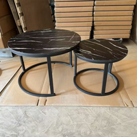 Juego de Mesas de Consola Rústicas Modernas, Mesas Auxiliares de Diseño Moderno, Decoración para el Hogar, Mesa de Centro para Sala de Estar, Rosegia Z031