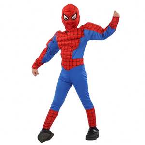 Mono OEM Spider Man para niños con cubierta <span class=keywords><strong>de</strong></span> <span class=keywords><strong>cabeza</strong></span> <span class=keywords><strong>de</strong></span> personaje disfraz <span class=keywords><strong>de</strong></span> Cosplay para Halloween - Product Image 1