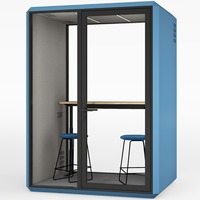 Chambre Intérieure Mobile Insonorisée Cabine Téléphonique Bureau Entrepôt Muet Isolation Bruit Studio Insonorisé Cosse Silencieuse