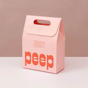 Custom Bake Shop cibo da portare via scatola di carta di imballaggio con il Logo per <span class=keywords><strong>caramelle</strong></span> biscotti ciambelle <span class=keywords><strong>torte</strong></span> - Product Image 5