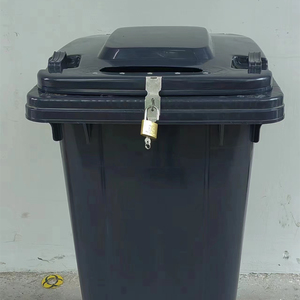 Hard Disk Recycling Bucket Confidential Files Recycling bin with Lock Lid and Drop Port by JFPC