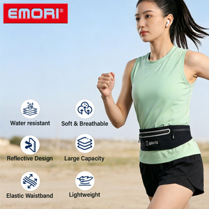 Riñonera Deportiva Multifuncional Ultra Delgada, Impermeable, de Tela Lycra, para Correr - Product Image 2