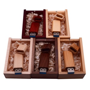 Wooden Wooden High Quality Usb Memory Stick With Push-pull Box Usb 2.0 3.0 Wooden Usb Flash Drive