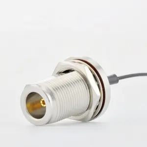 N female connector Waterproof Bulkhead to U.FL/IPEX crimp1.32mm/1.37mm Cable Assembly