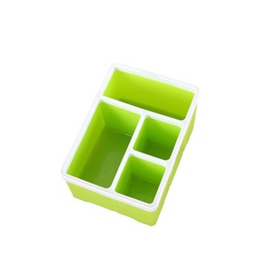 Colorful Rectangular Desktop Storage Box Plastic Organizer For Cosmetic Jewelry Remote Control Daily Necessities - Product Image 4