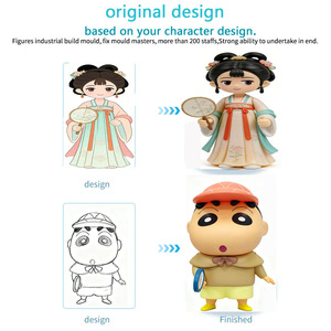 Personnalisé Votre Propre Conception Petit PVC 3D Tasse Figure OEM Mini En Plastique De <span class=keywords><strong>Dessin</strong></span> <span class=keywords><strong>Animé</strong></span> Topper Figurine - Product Image 2