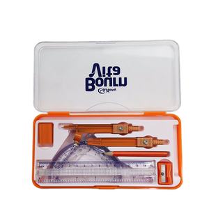 Juego de Geometría de Plástico, Caja de Geometría, Caja Matemática - Product Image 1