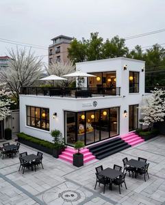 Casa Contenedor de Acero de Dos Pisos, Duradera, de 20 Pies, Diseño Moderno de Mediados de Siglo, Transpirable, para Hoteles de Alta Gama, Escuelas de Vacaciones, Centros Comerciales, Parques - Product Image 4