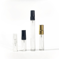 Flacons de parfum en verre en gros, 2 ml, 3 ml, 5 ml, 10 ml, flacons pulvérisateurs atomiseurs, flacons de parfum de luxe rechargeables pour voyage