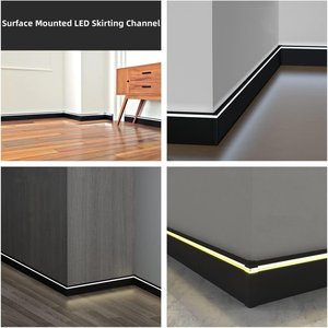 تصميم جديد من المصنع 80/، من من من معدن الألومنيوم ، لوح أساس مصبوب ليد مع إضاءة ليد - Product Image 3