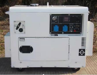 Groupes électrogènes portables silencieux AC/DC AVR double carburant 5Kw 8Kw 10Kw 12KW 20Kw, alimentation de secours GPL, gaz naturel, biogaz, essence CE