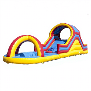 Glissière gonflable de glissement de course de baignoire <span class=keywords><strong>d</strong></span>'<span class=keywords><strong>eau</strong></span> <span class=keywords><strong>d</strong></span>'arrière-cour <span class=keywords><strong>d</strong></span>'Orient Inflatables avec le cercle de éclaboussure de piscine coulissant à vendre - Product Image 1