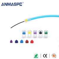 Factory Supply 4/5/6/7/8/10mm Microduct Connector Mini Divisible Gas Block Fiber Optic Hose for FTTX HDPE
