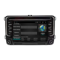 7-дюймовая автомобильная магнитола 2+32 ГБ для VW/Seat/Skoda, беспроводной Carplay/Android Auto, Wi-Fi, GPS-радио для авто