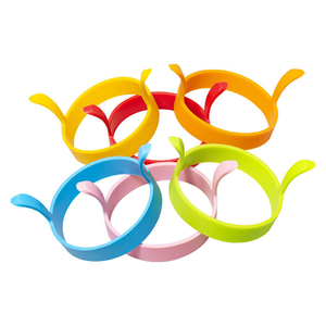 Wholesale Fantastic <b>Silicone</b> <b>Tools</b> Fried Ring Omelette Maker Cooking for and Pancake Rings - Product Image 6