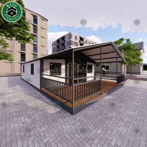 Maison préfabriquée modulaire de luxe prête à l'emploi de 20 à 40 pieds, maison conteneur pliable en acier avec salles de bain - Product Image 6